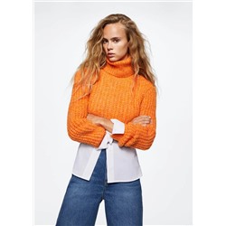 Jersey punto crop -  Mujer | MANGO OUTLET España