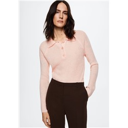 Jersey estilo polo -  Mujer | MANGO OUTLET España