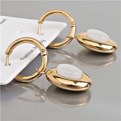 Серьги с замком кольцо арт. 13 3644 (id 276572)