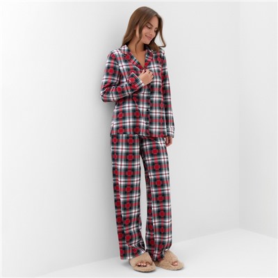 Пижама новогодняя женская KAFTAN Сhristmas time размер 52-54