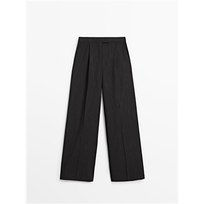 Pantalón raya diplomática wide leg