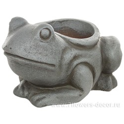 Кашпо терракота Nobilis Marco "Frog", 26x20хH16 см