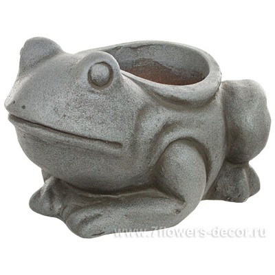 Кашпо терракота Nobilis Marco "Frog", 26x20хH16 см