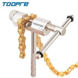 Выжимка цепи TOOPRE TP-211, для цепей 5,6,7,8,9,10,11,12 скоростных, высокопрочная углеродистая сталь, с поджимом, хромированная /уп 100/