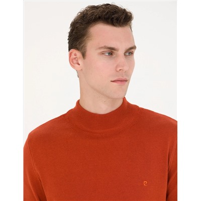 Плитка Slim Fit Half Fisherman воротник базовый трикотажный свитер