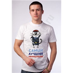 Футболка "Полицейский" кот
