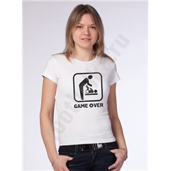 Футболка женская "Game over" /baby/