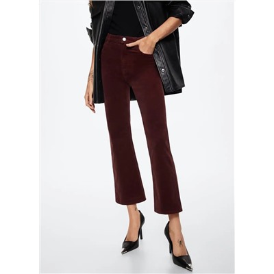 Jeans bootcut pana -  Mujer | MANGO OUTLET España