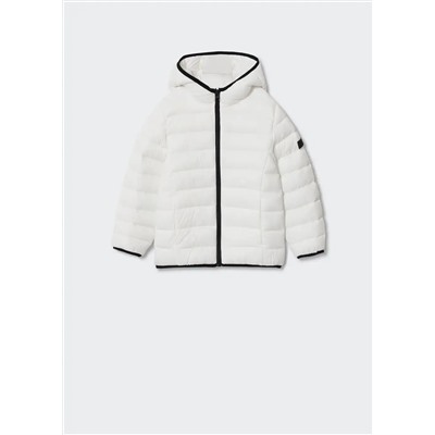 Anorak acolchado capucha -  Niña | MANGO OUTLET España