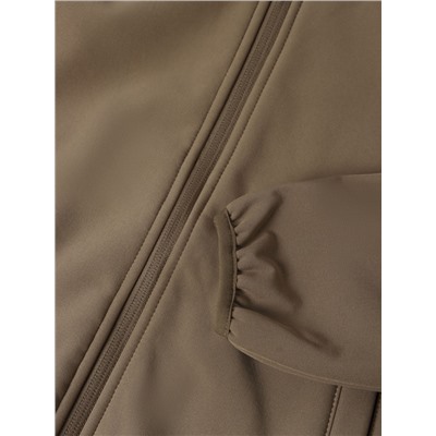 Ветровка демисезонная для девочек MINAKU из Softshell на флисе, непромокаемая, хинди, рост 110 см