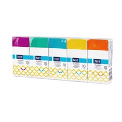 Носовые платочки Bella №1 Classic двухслойные, 10 шт.