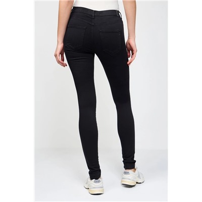 Pantalón skinny fit de tiro alto Stella - Negro