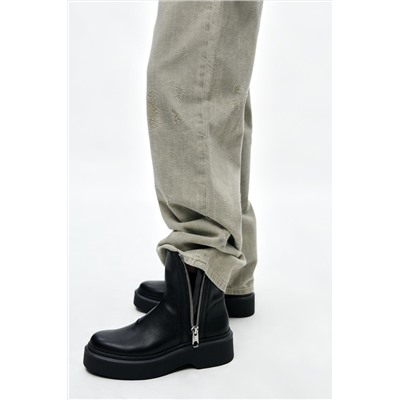 JEANS ZW COLLECTION SLIM JACQUARD TIRO MEDIO