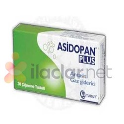 ASIDOPAN PLUS 60 çiğneme tablet