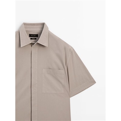 Camisa popelín manga corta