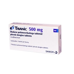 TAVANIC 500 mg 7 film tablet  (аналог Элефлокс Eleflox)
