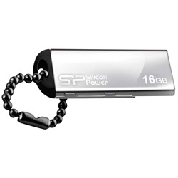 Память SiliconPower "Touch 830"  16GB, USB2.0 Flash Drive, серебристый