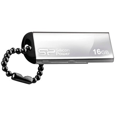 Память SiliconPower "Touch 830"  16GB, USB2.0 Flash Drive, серебристый
