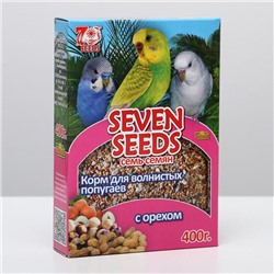 Корм Seven Seeds Special для волнистых попугаев, с орехом, 400 г