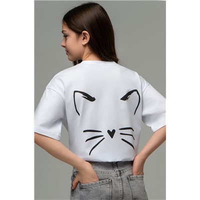 Футболка оверсайз для девочки Happyfox