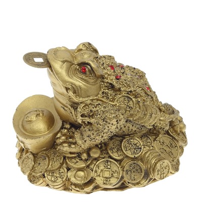 Фигурка декоративная "Лягушка денежная", L10,5 W9 H7,5 см