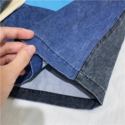 Мужские пляжные шорты Pull & Bea*r с эффектом потертостей в стиле колор блок 🩳  Экспорт