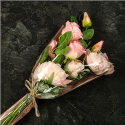 Пакет цветочный Конус, розовый, 28×9×44 см±1 см
