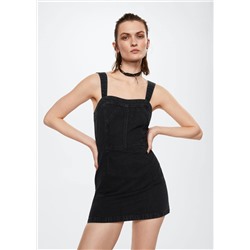 Vestido vaquero cremallera -  Mujer | MANGO OUTLET España