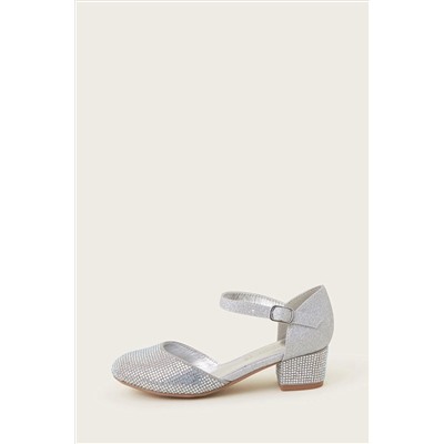 Monsoon Silver Lucy Super Dazzle Two-Part Heels