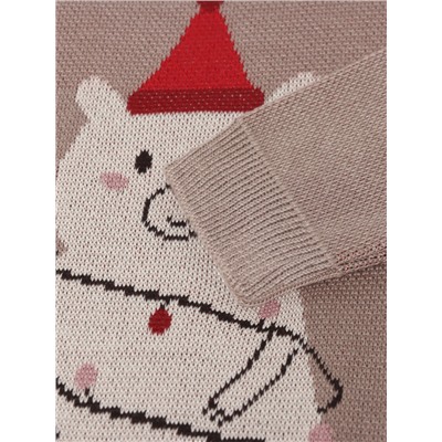 Костюм вязаный Крошка Я "Зимний мишка" рост 92-98 см