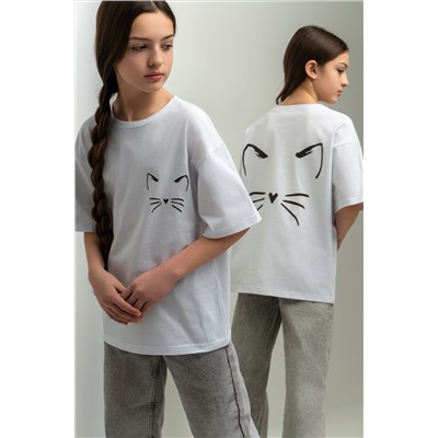 Футболка оверсайз для девочки Happyfox