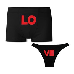 Парные трусы "LoVe"