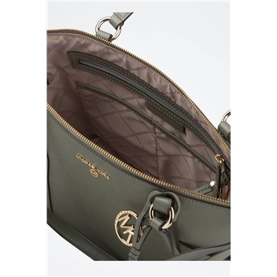 Bolso de piel - Caqui