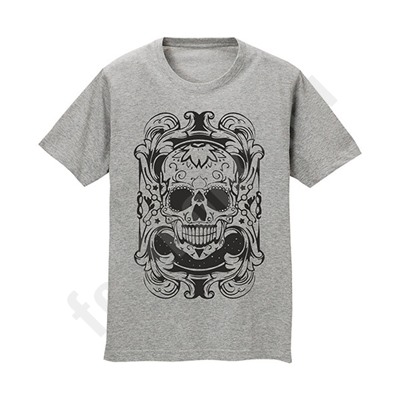 Футболка мужская "Melange skull"