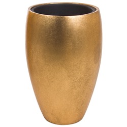 Кашпо Nobilis Marco "Pa-gold Round" (полистоун), D32хH49 см, с тех.горшком