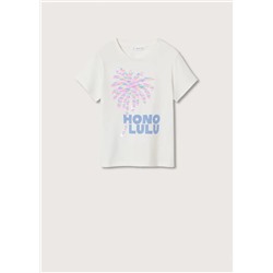 Camiseta lentejuelas reversibles -  Niña | MANGO OUTLET España