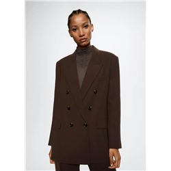 Americana traje doble botonadura -  Mujer | MANGO OUTLET España