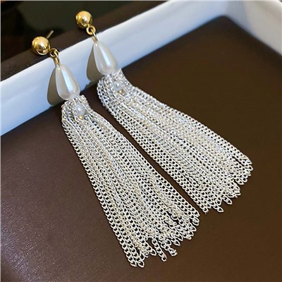 Серьги длинные на гвоздиках арт. 13 2964 (id 273290)