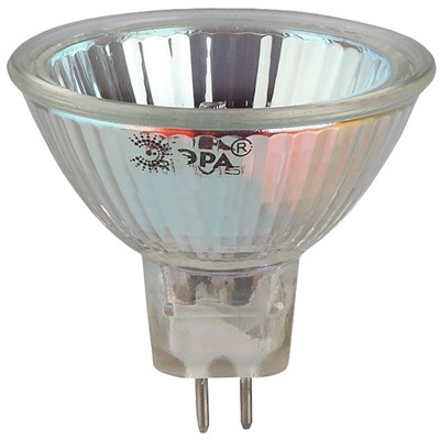 Нарушена упаковка.   Галогенная лампа GU5.3 50W 3000К (теплый) Эра GU5.3-JCDR (MR16) -50W-230V-CL () C0027365