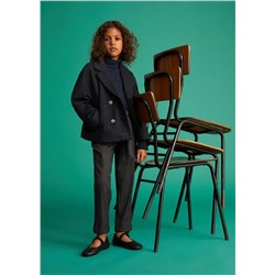 Abrigo doble botonadura -  Niña | MANGO OUTLET España