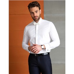 Рубашка для смокинга с белым Slim Fit
