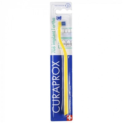 Зубная щетка CURAPROX 708 Implant Ortho для имплантов и ортоконструкций