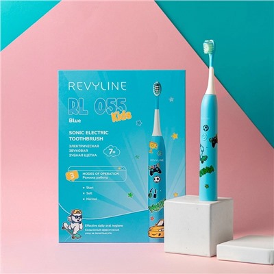 Электрическая зубная щетка Revyline RL 055 Голубая