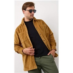 Рубашка вельвет F221-0470 beige