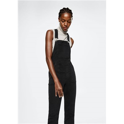 Peto largo vaquero -  Mujer | MANGO OUTLET España