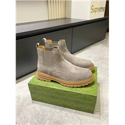 Мужские ботинки челси Gucc*i 💛  Реплика 1:1