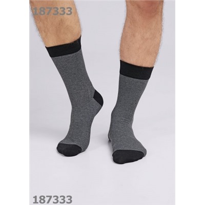CLEVER Носки муж.К3419 23Ф хл+эл