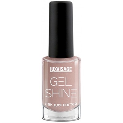 Лак для ногтей LuxVisage GEL SHINE, тон 103 - Дымчатый бежевый с шиммером