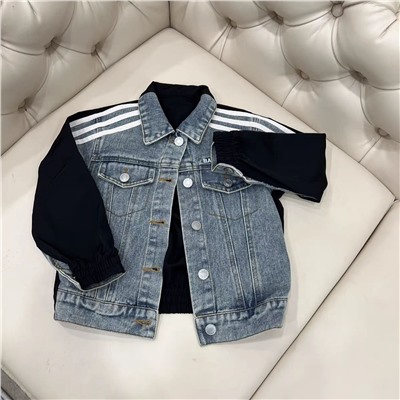 Детская джинсовая куртка для мальчика ✌️Balenciag*a