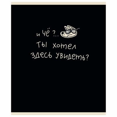 Тетрадь А5 48 л. ПЗБМ, скоба, клетка, матовая ламинация, брайль, "Тетрадь подписана" (микс в ПУ), 23447
